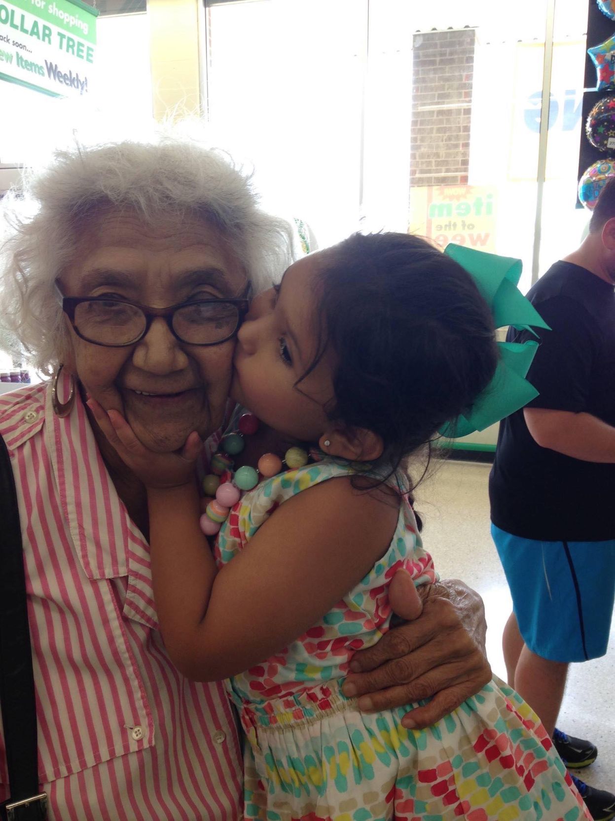 Lupe Cantu and her great-granddaughter